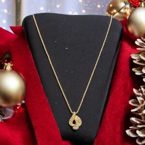 Dior Necklace W/ Dior Gift Bag, Gift Tag, Ribbon, bow & Dior Wrapping Paper!